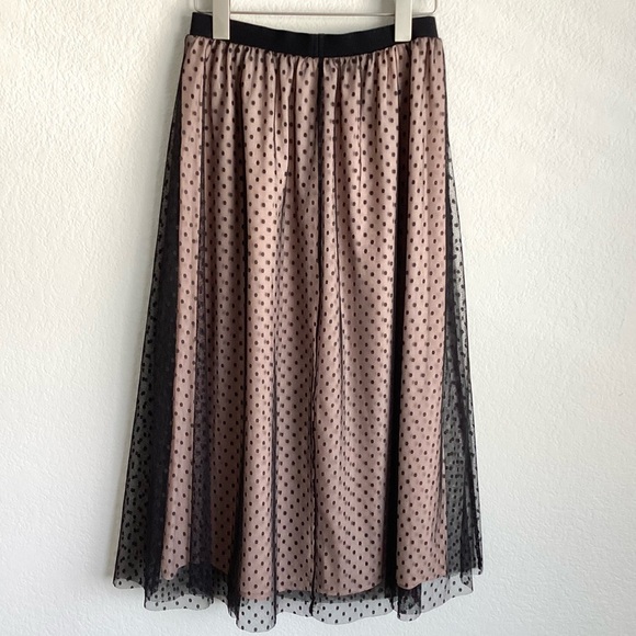 \BCBGeneration\ Dotted Mesh Midi Skirt - Picture 8 of 14